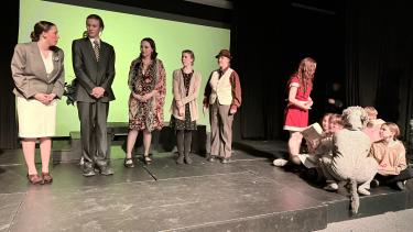 Annie Jr Musical in action