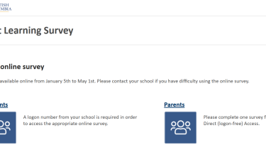 Student Learning Survey PHOTO