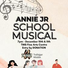 Annie Jr. TMS Musical Poster 2025