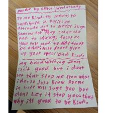 kind message from Spirit.